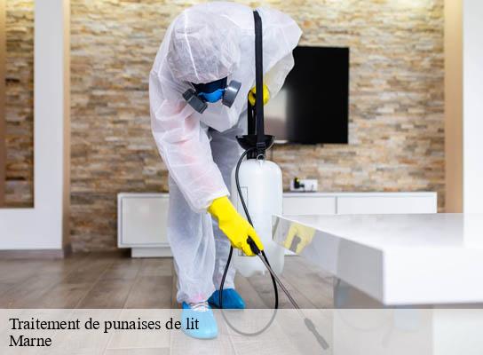 Traitement de punaises de lit 51 Marne  Presence 3d destruction nuisible 