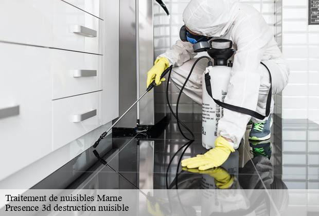 Traitement de nuisibles 51 Marne  Presence 3d destruction nuisible 