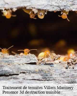 Traitement de termites villers-marmery-51380 Presence 3d destruction nuisible